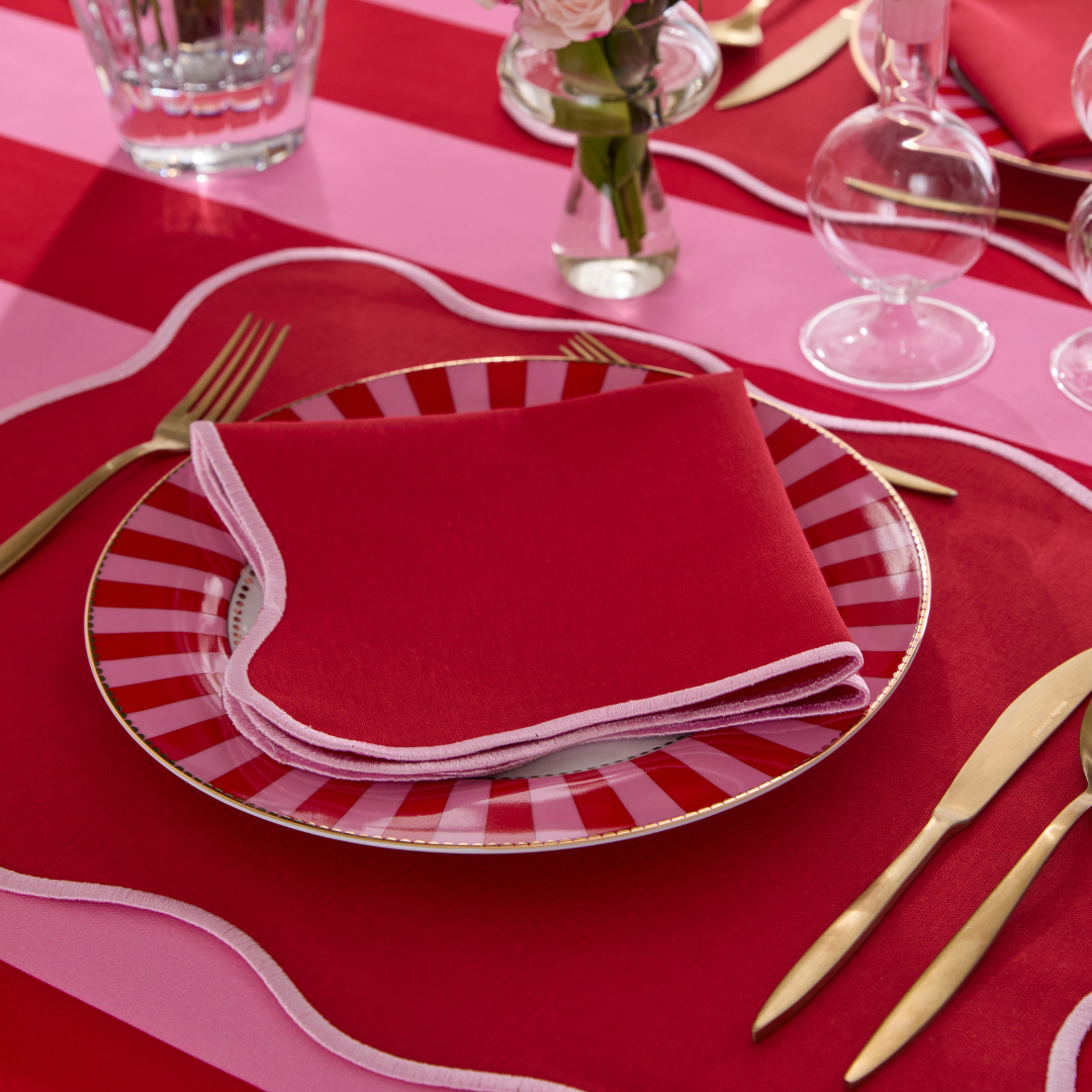 VALERIO NAPKINS PINK (SET OF 4)