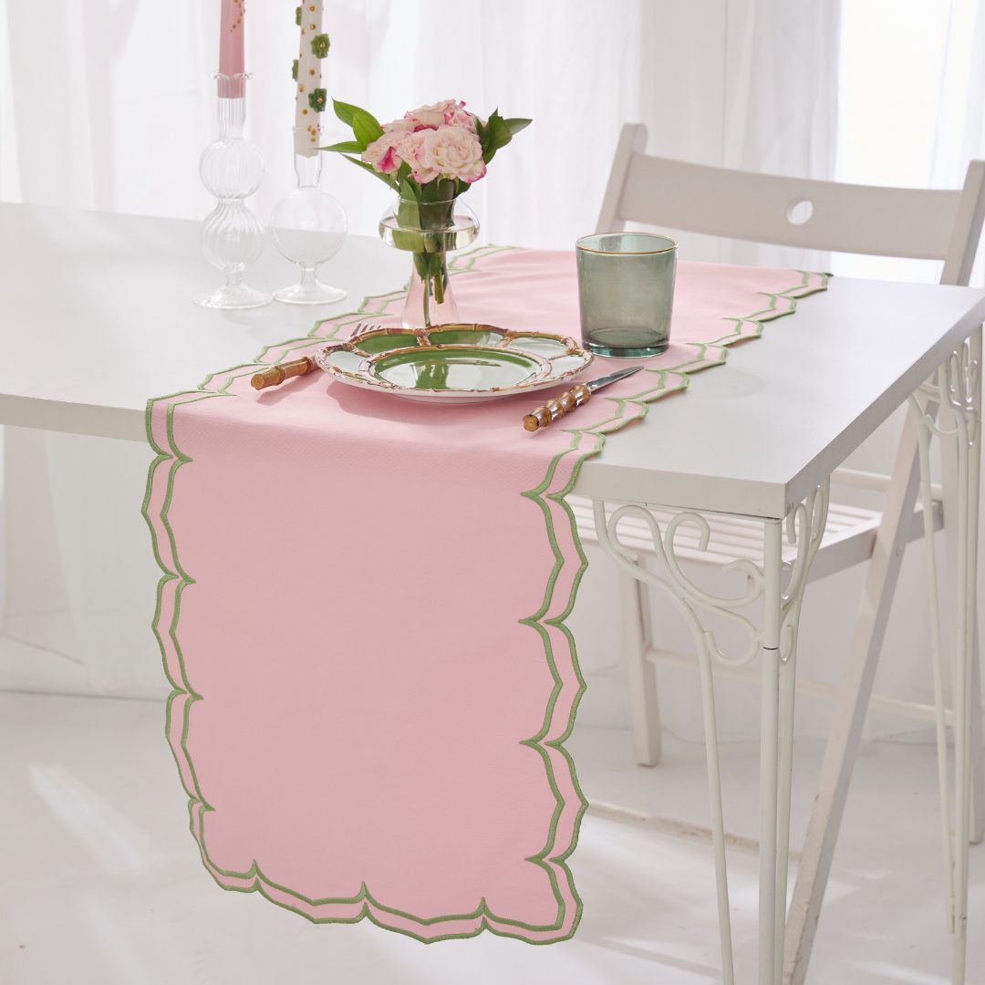 FIONA RUNNER PINK GREEN