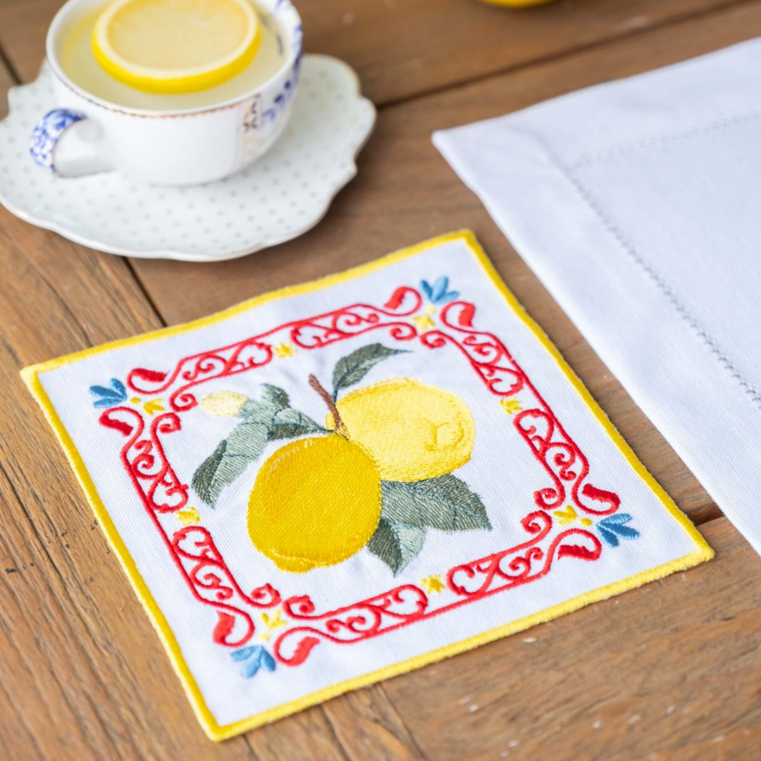 SICILY COCKTAL NAPKINS RED (SET OF 4)