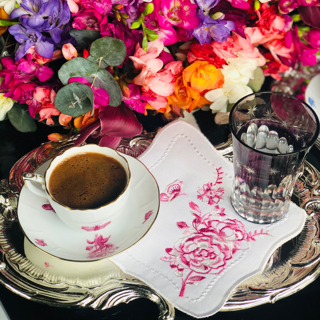 ROYAL COCKTAIL NAPKINS PINK (SET OF 4)