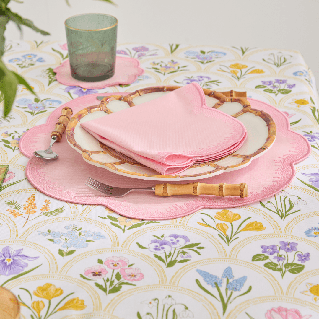 SPRING PLACEMATS PINK (SET OF 4)