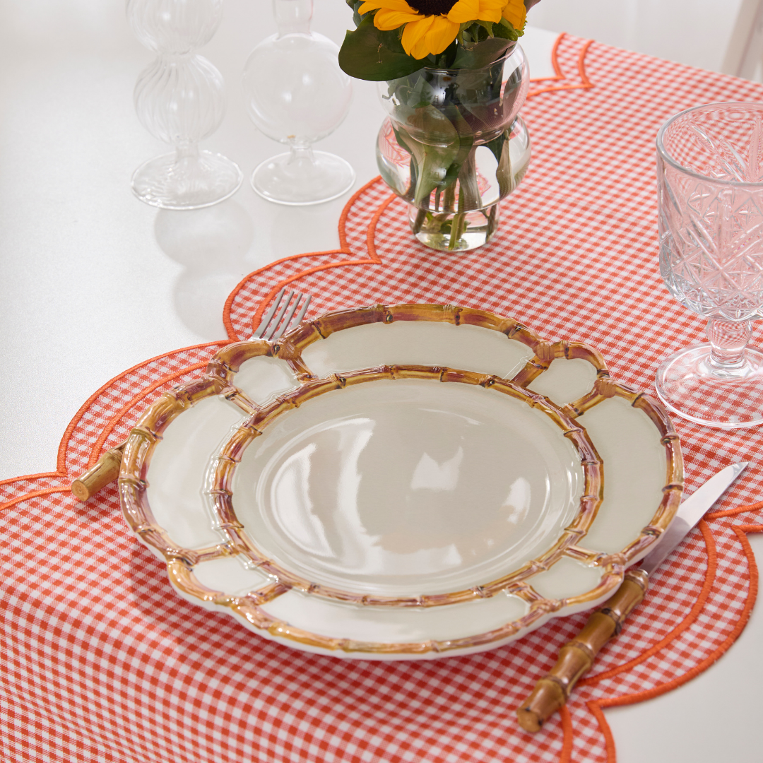 GINGHAM RUNNER ORANGE