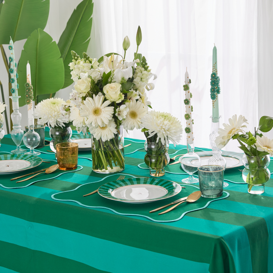 VALERIO PLACEMATS GREEN (SET OF 4)