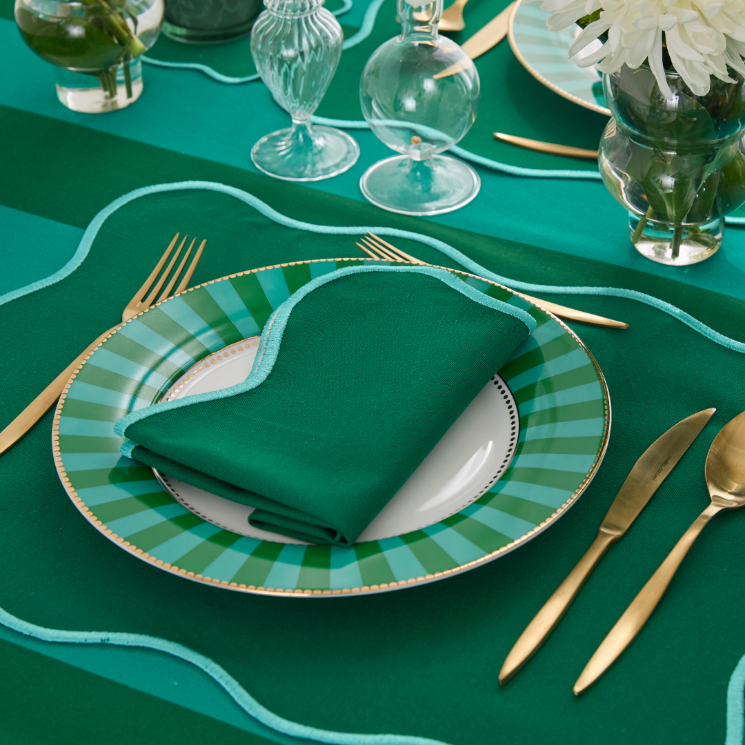 VALERIO NAPKINS GREEN (SET OF 4)