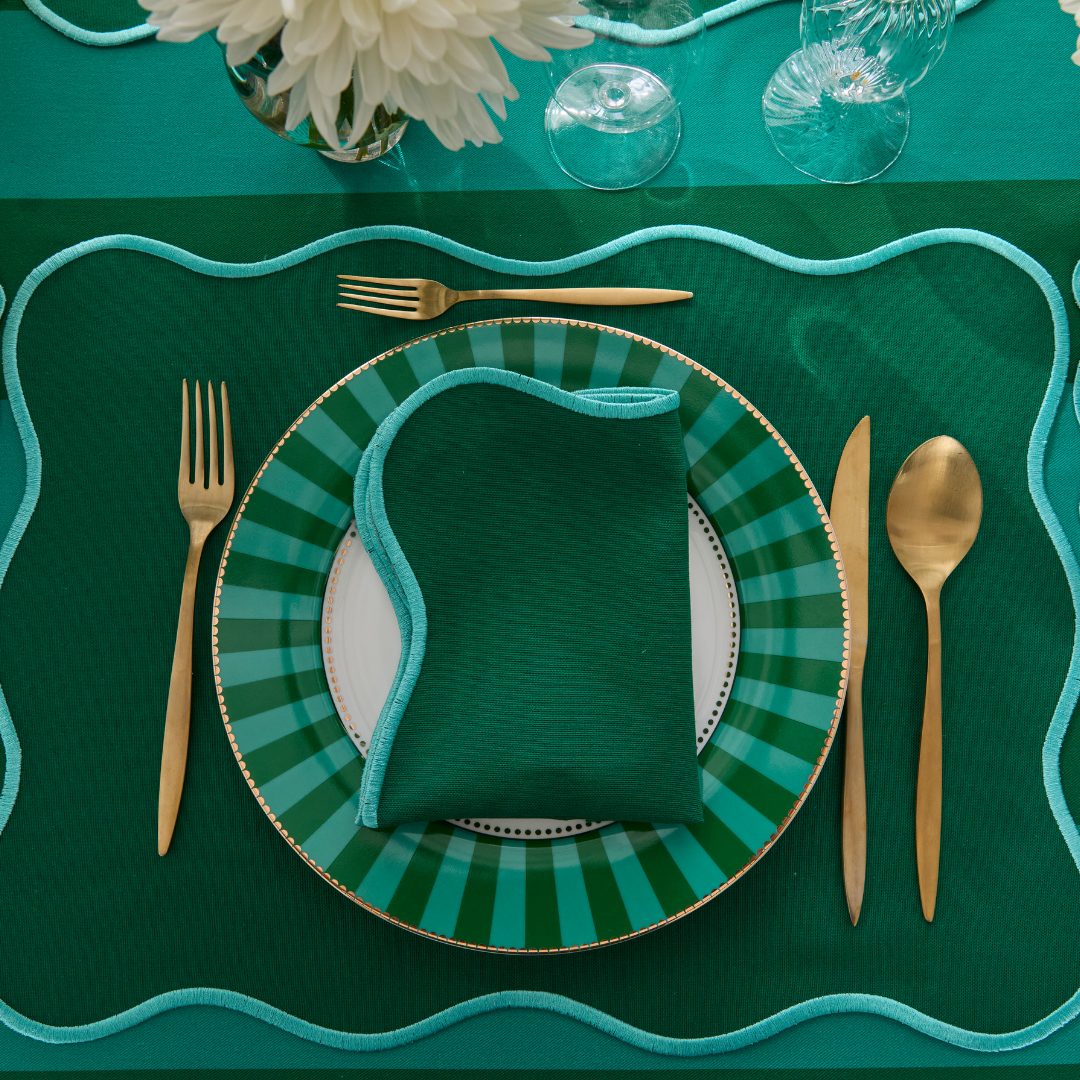 VALERIO NAPKINS GREEN (SET OF 4)