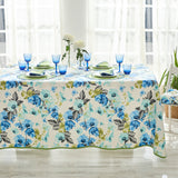 BLUE ORCHID TABLECLOTH