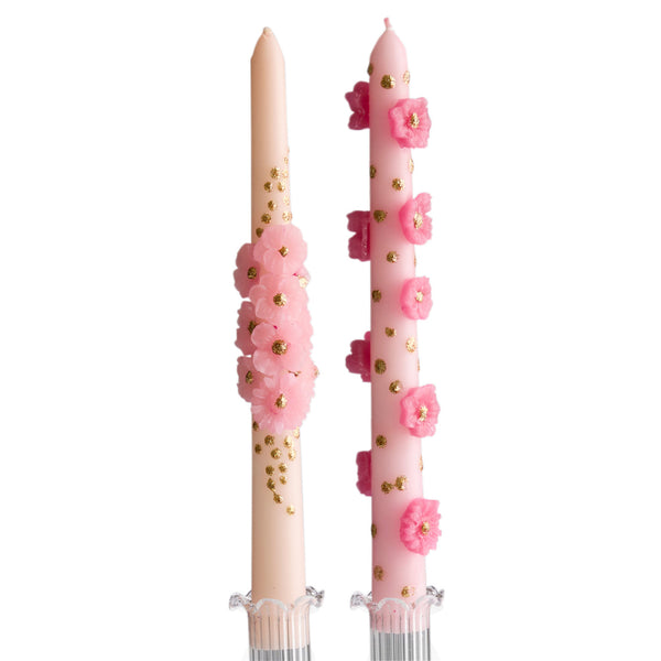 3D ROSE CANDLE HOLDER SET