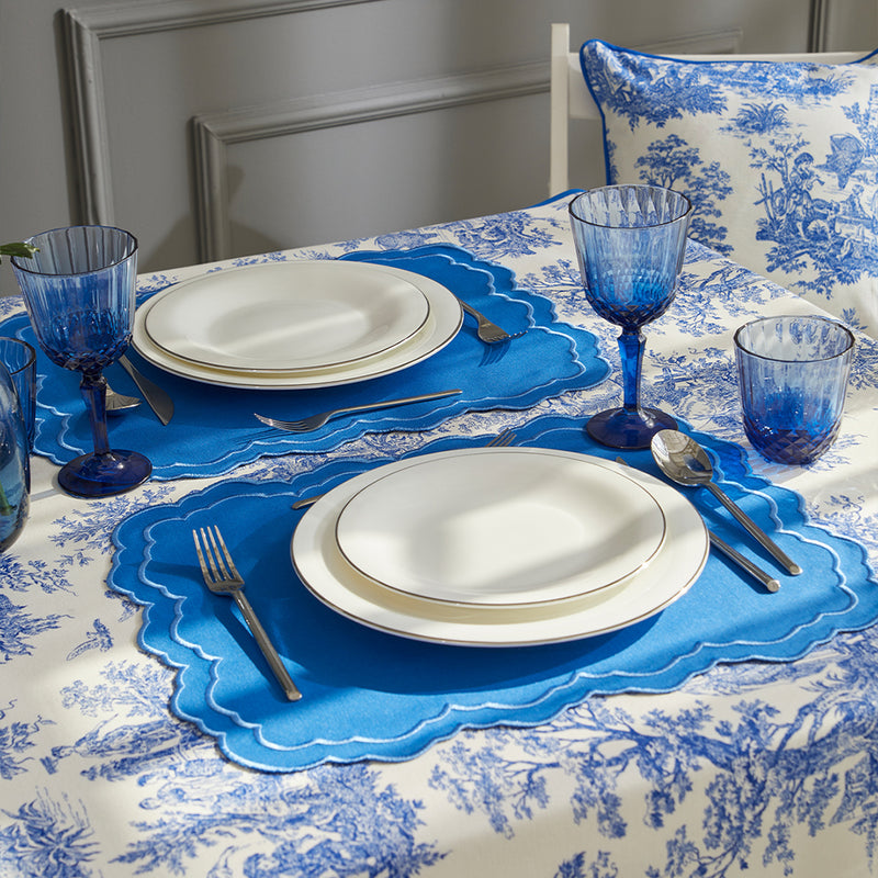 PIERRE PLACEMATS BLUE (SET OF 4)