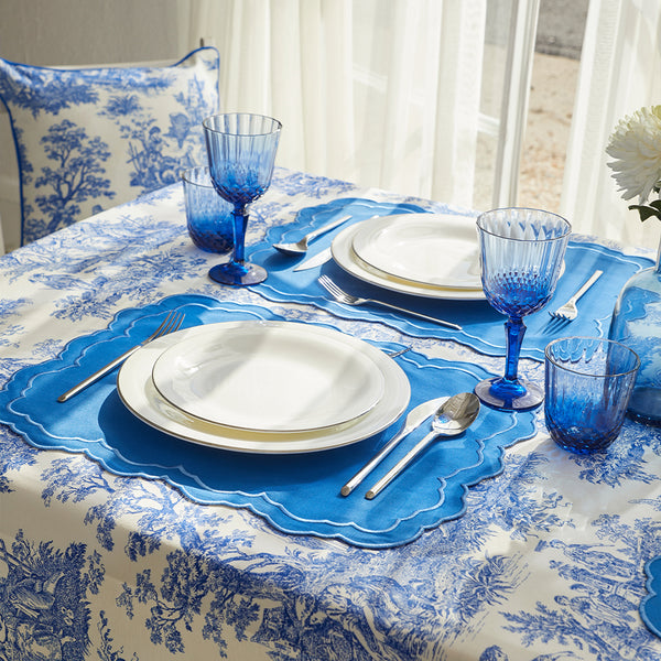 PIERRE PLACEMATS BLUE (SET OF 4)