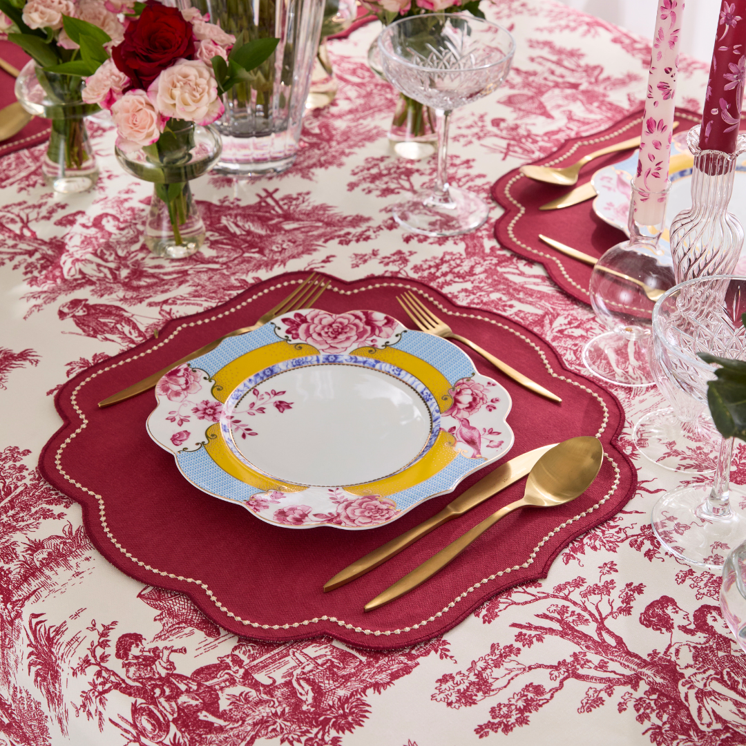 ROYAL PLACEMATS BURQUNDY (SET OF 4)