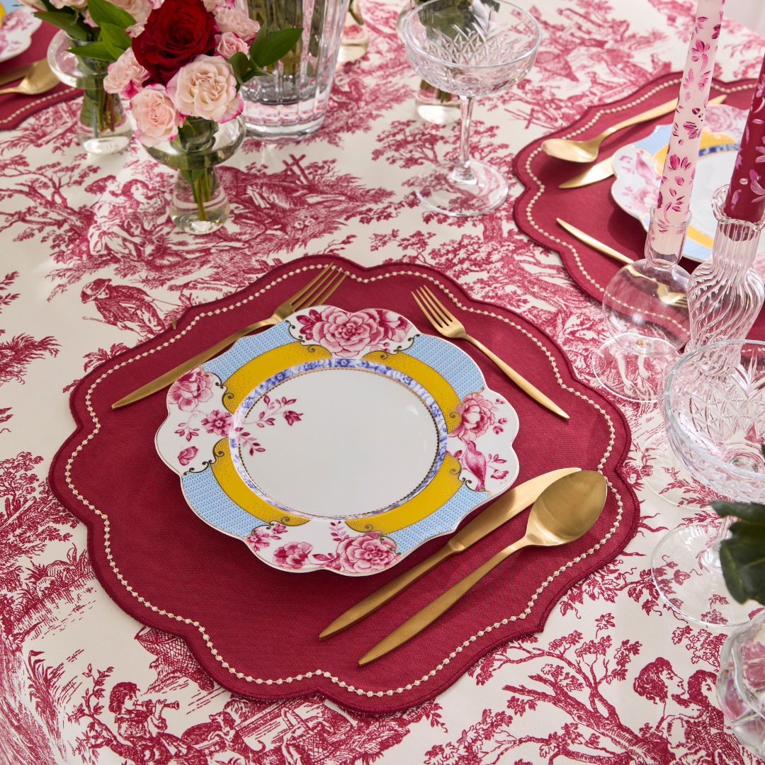 ROYAL PLACEMATS BURQUNDY (SET OF 4)