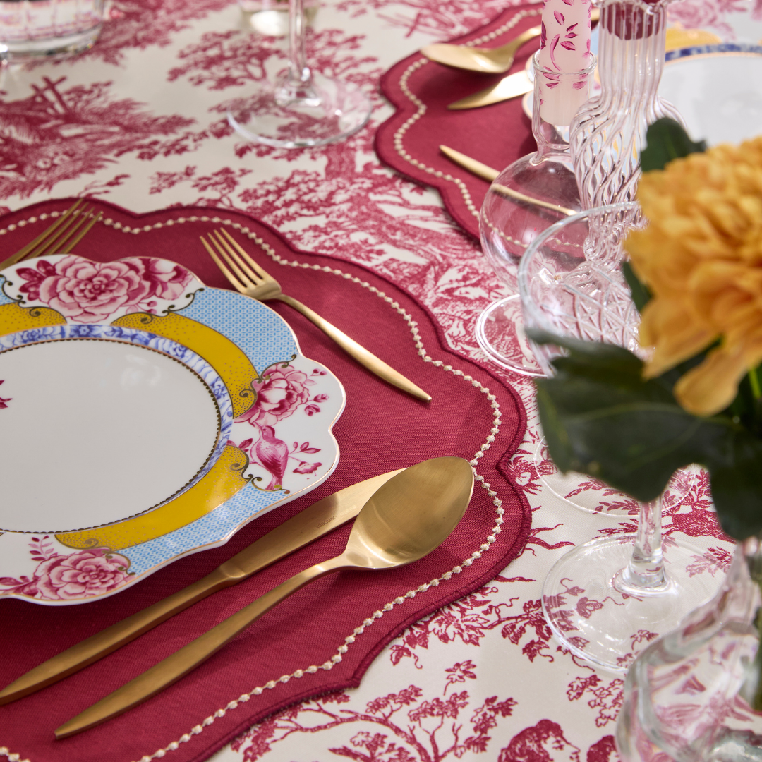 ROYAL PLACEMATS BURQUNDY (SET OF 4)