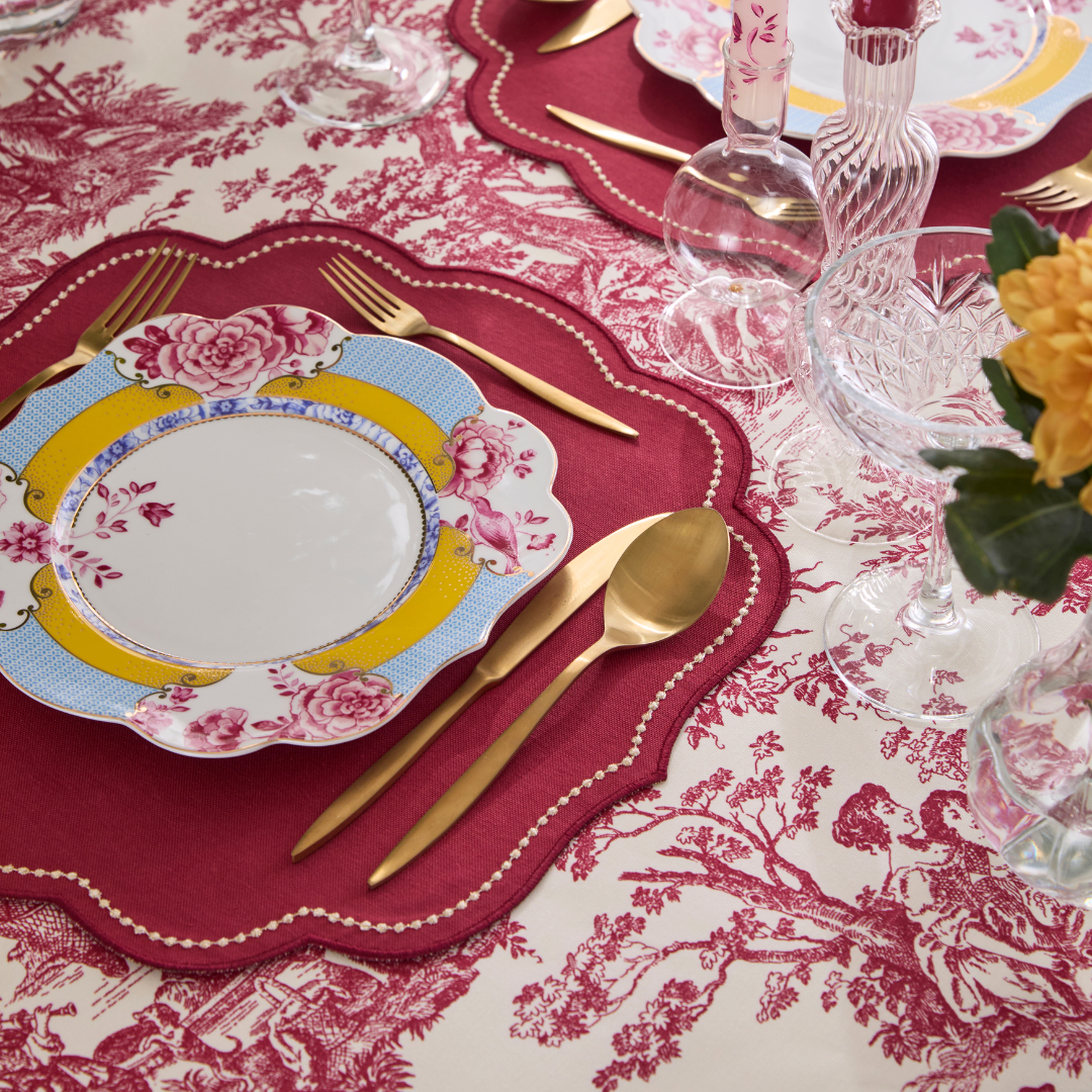ROYAL PLACEMATS BURQUNDY (SET OF 4)