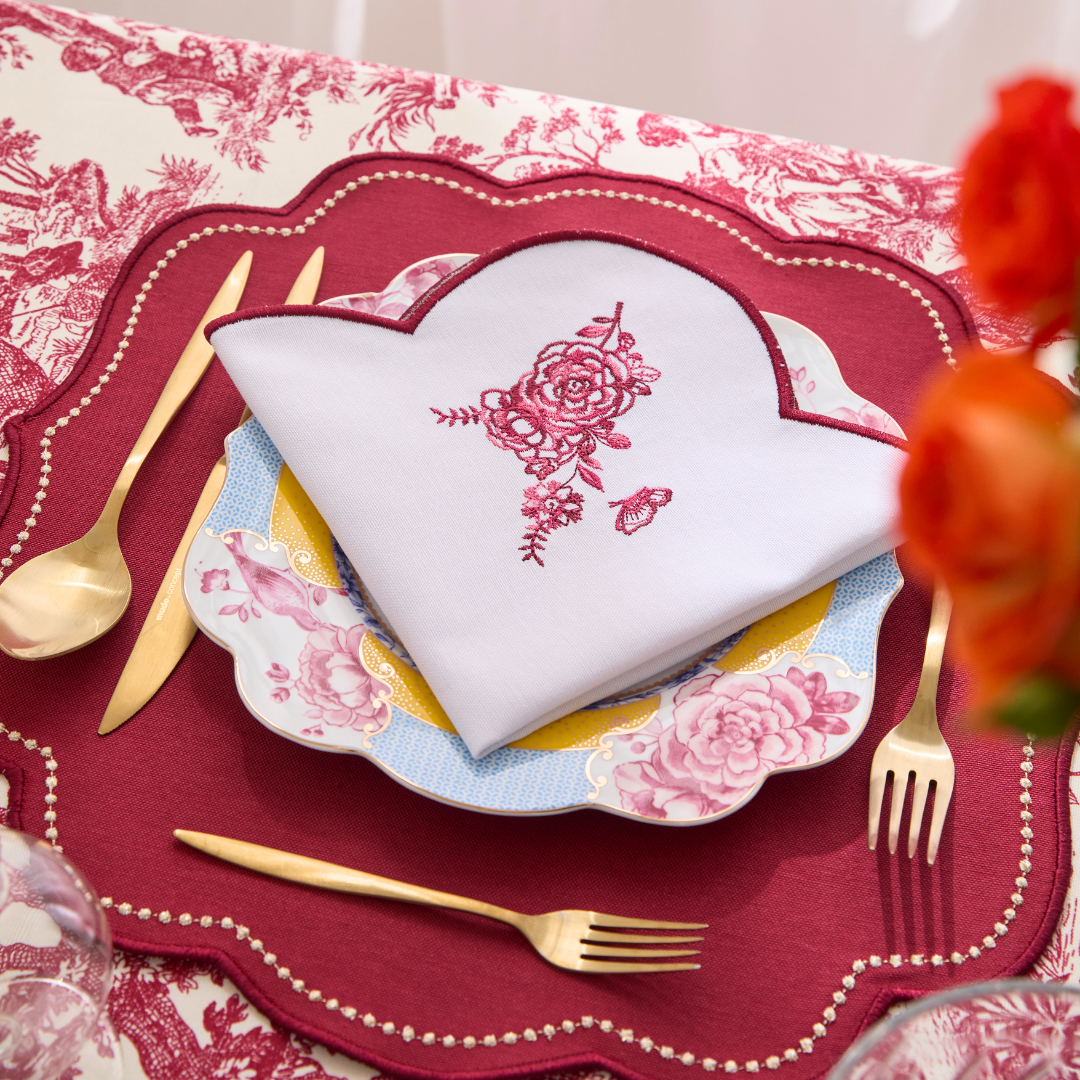 ROYAL PLACEMATS BURQUNDY (SET OF 4)