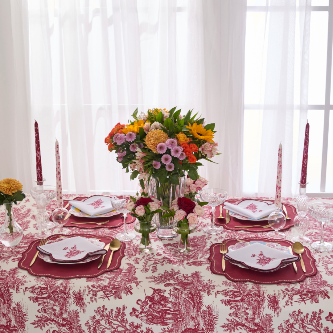 ROYAL PLACEMATS BURQUNDY (SET OF 4)