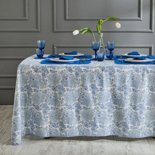 HERME TABLECLOTH BLUE