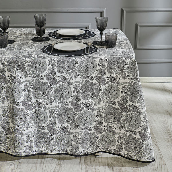 HERME TABLECLOTH BLACK