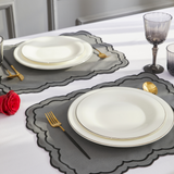 PIERRE PLACEMATS DARK GREY (SET OF 4)