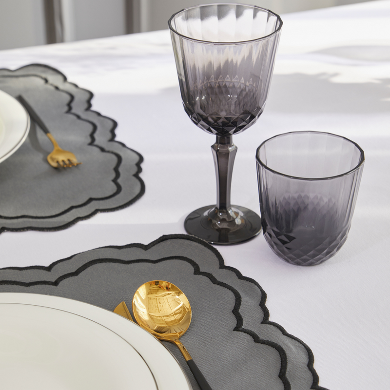 PIERRE PLACEMATS DARK GREY (SET OF 4)