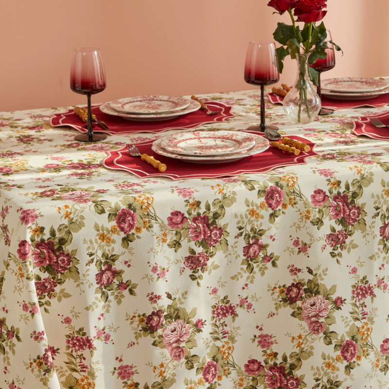 ROSE TABLECLOTH