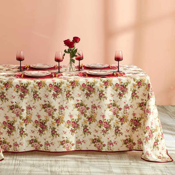 ROSE TABLECLOTH