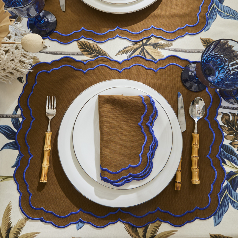 PIERRE PLACEMATS BROWN (SET OF 4)