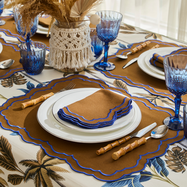 PIERRE PLACEMATS BROWN (SET OF 4)