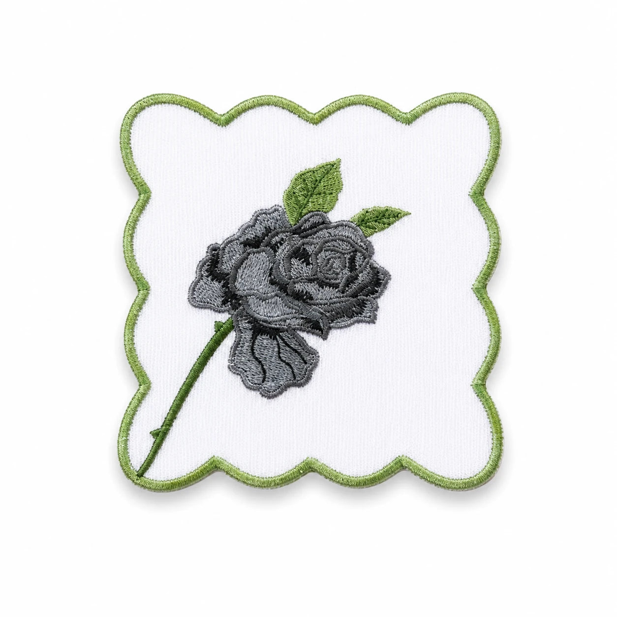 VINTAGE ROSE COCKTAIL NAPKINS GRAY (SET OF 4)