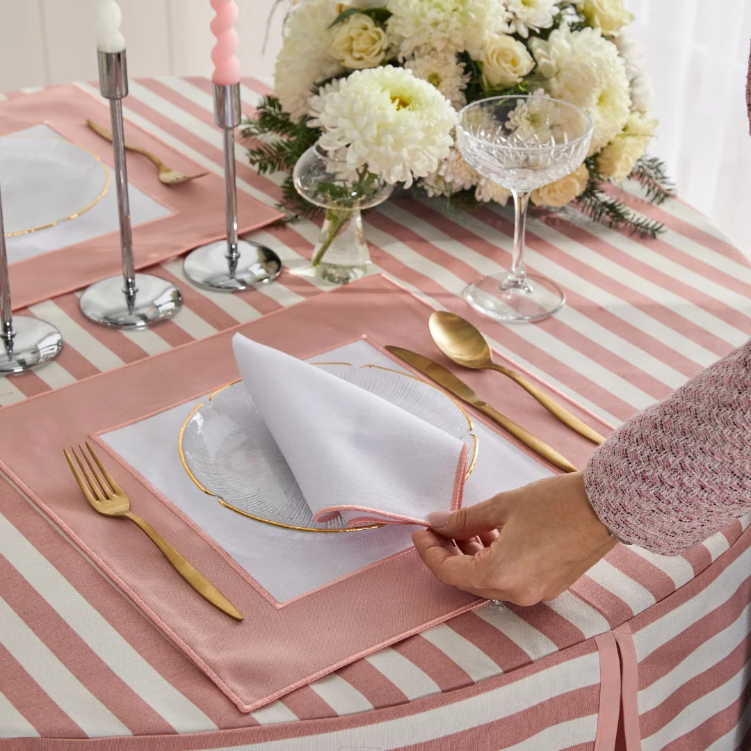 MABEL NAPKINS PINK (SET OF 4)
