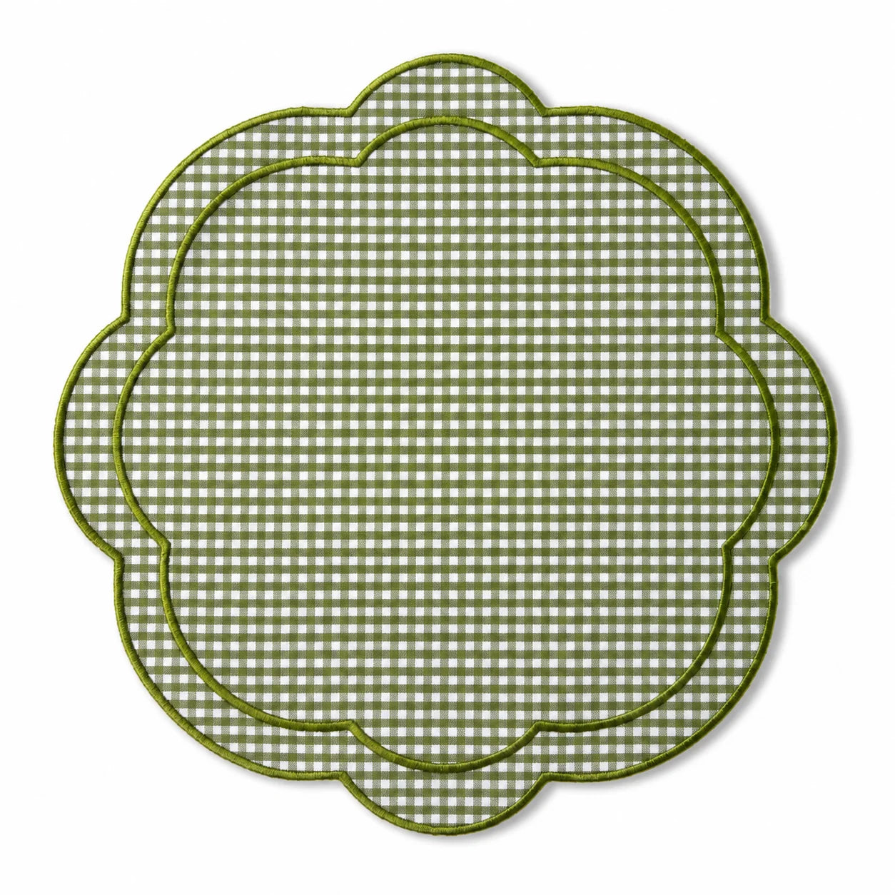 NARROW PITIKARE PLACEMATS GREEN (SET OF 4)