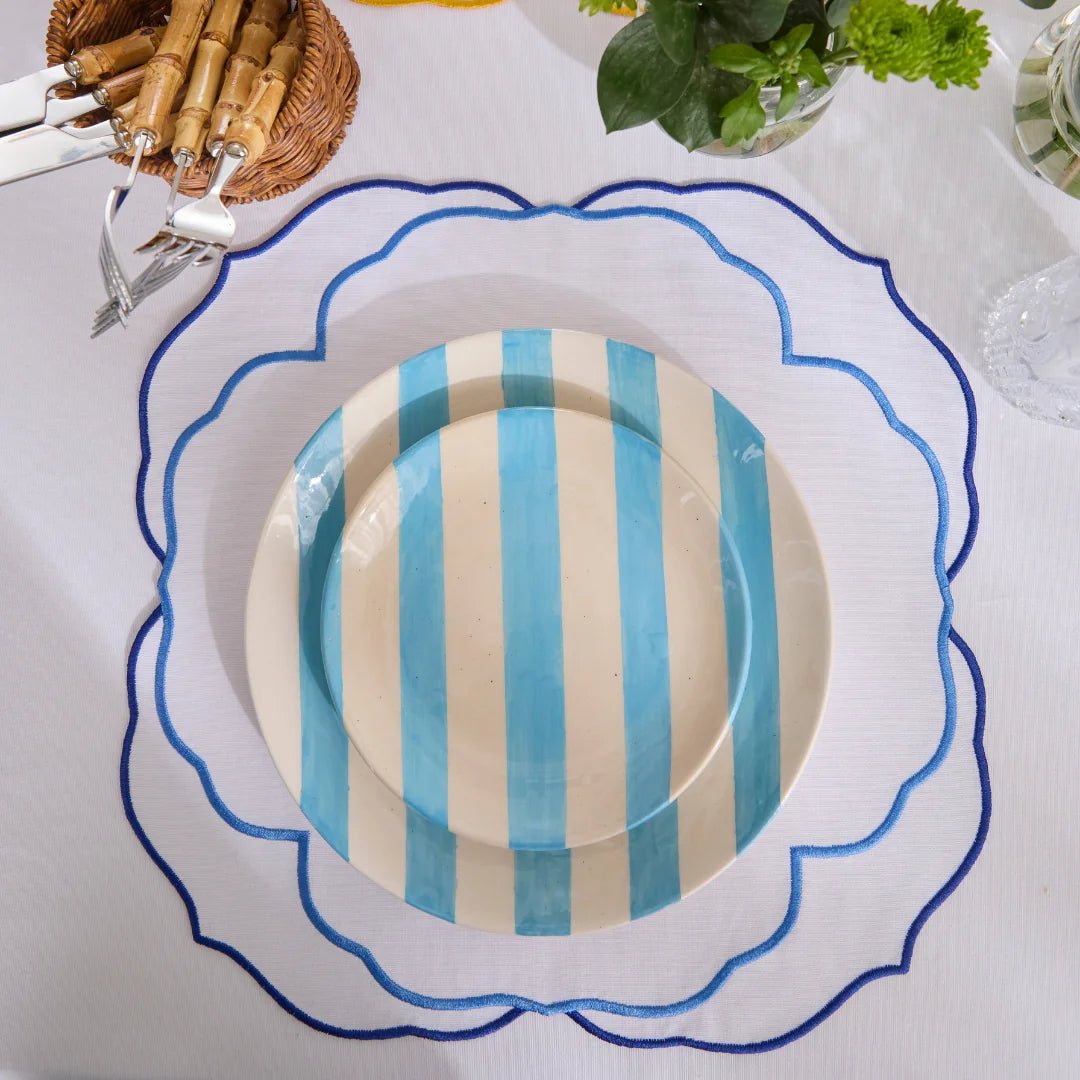 SERENA PLACEMATS BLUE (SET OF 4)