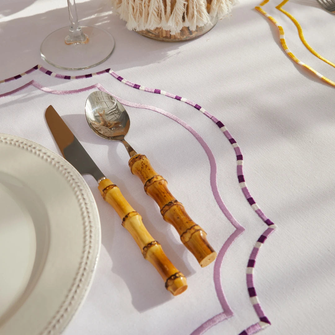 MIXED-COLOR MARBLED PLACEMATS (SET OF 4)