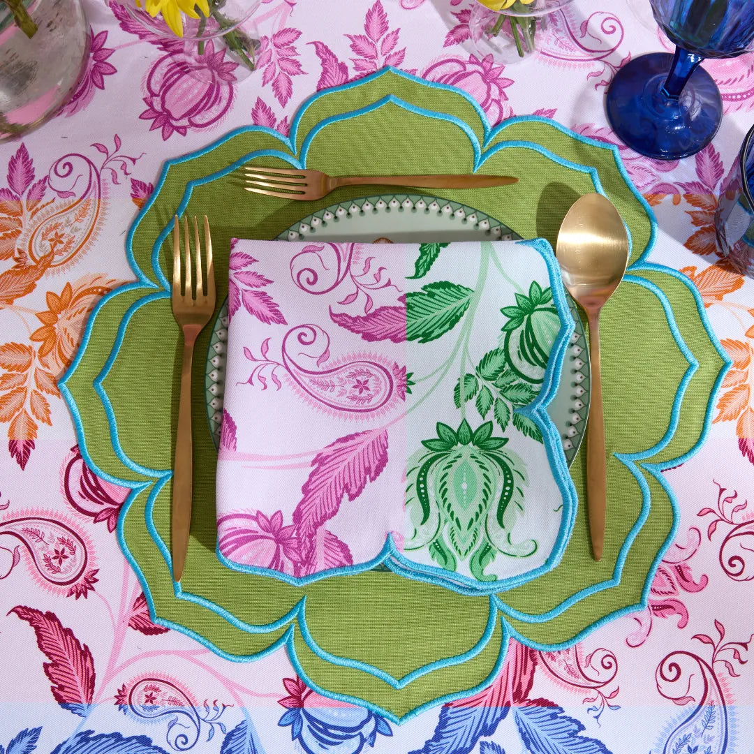 OLEA NAPKINS GREEN (SET OF 4)