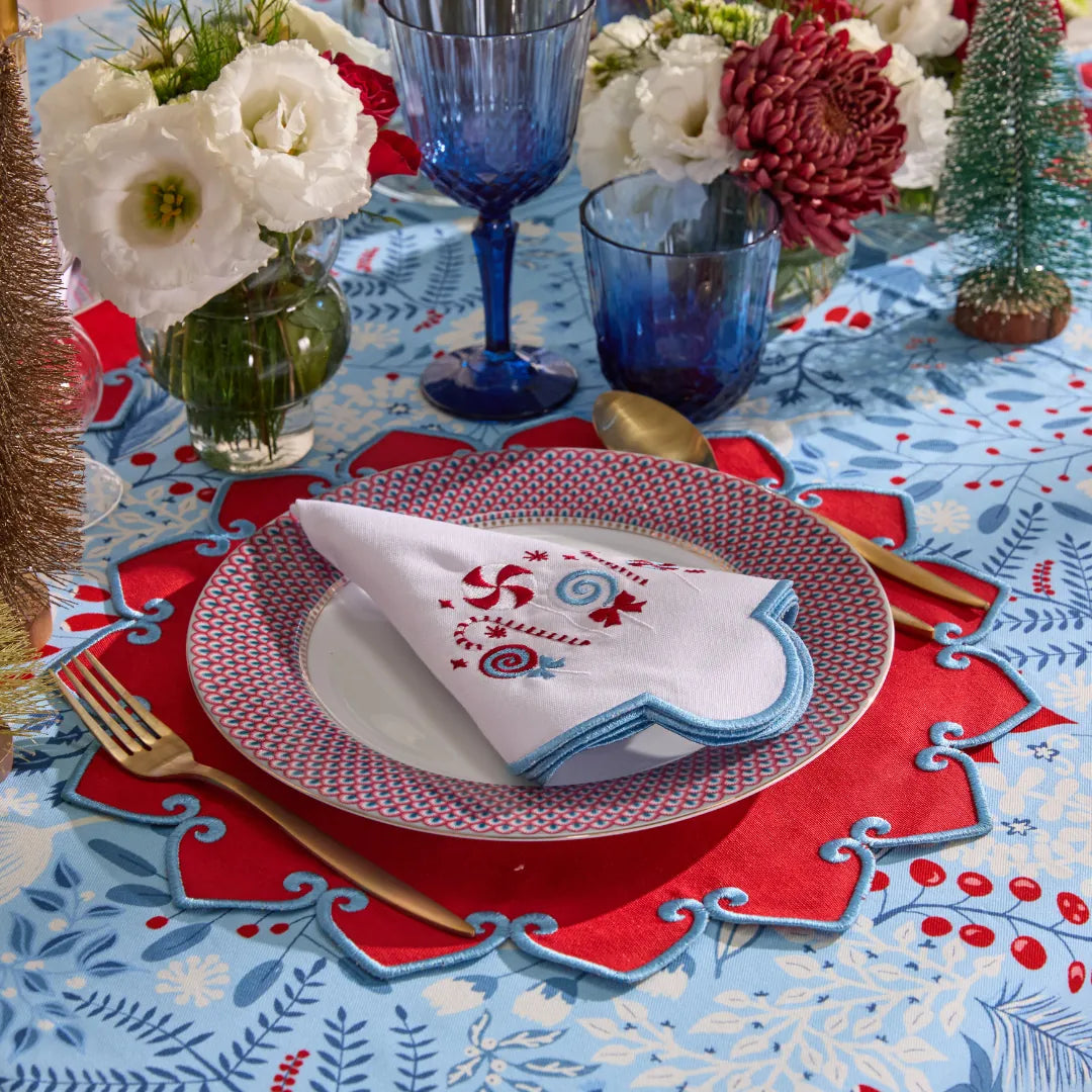 NEW YEAR AZUR NAPKINS (SET OF 4)