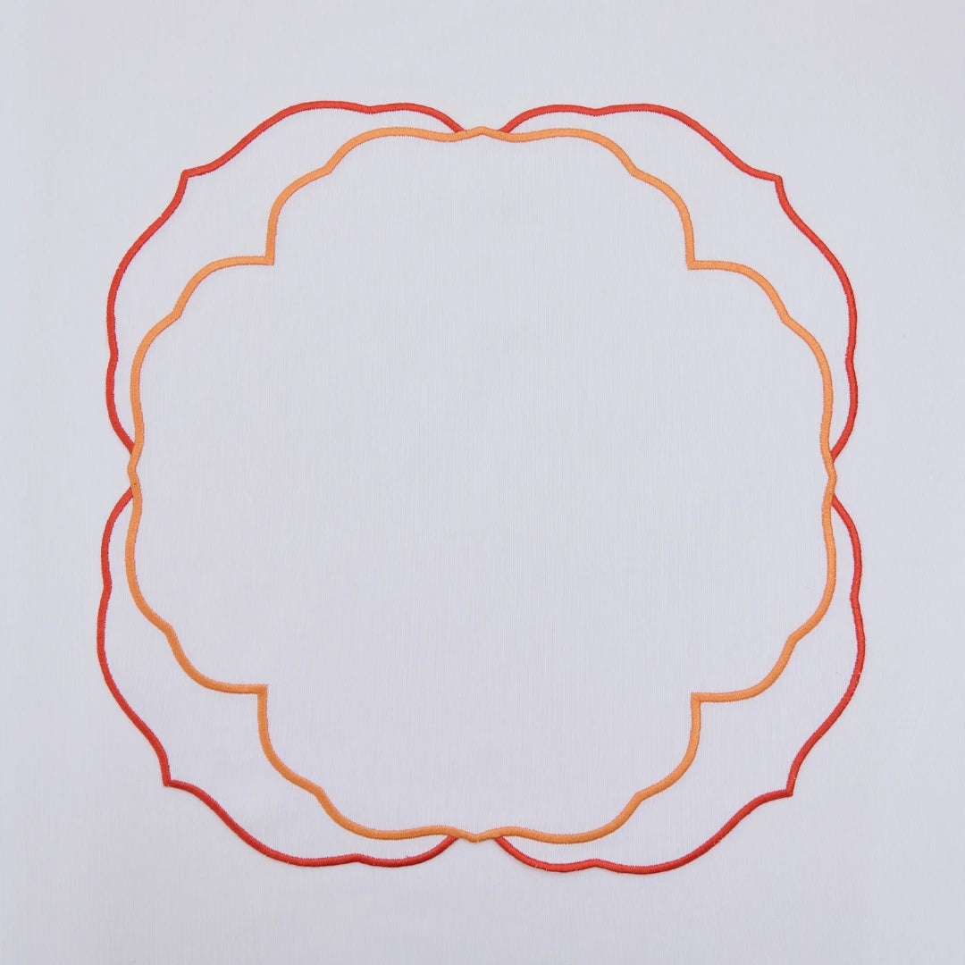 SERENA PLACEMATS ORANGE (SET OF 4)
