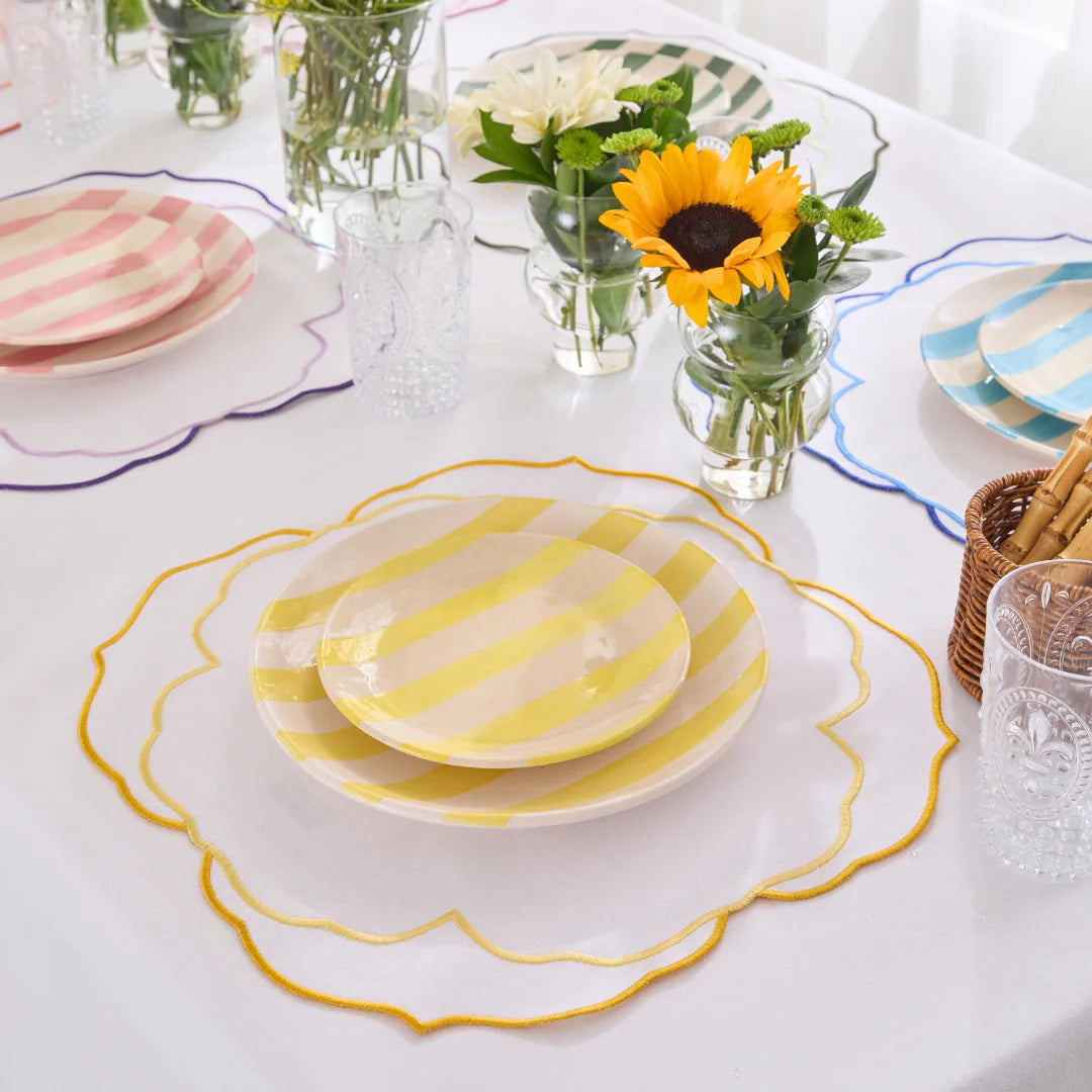 SERENA PLACEMATS YELLOW (SET OF 4)