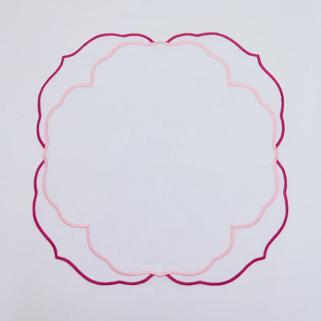 SERENA PLACEMATS FUCHSIA (SET OF 4)