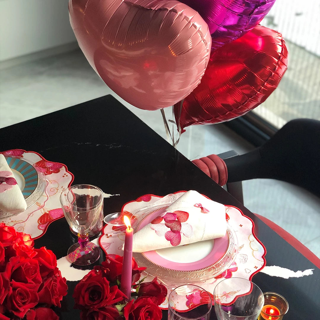 VALENTINE'S DAY PRINTED PLACEMATS (SET OF 4)