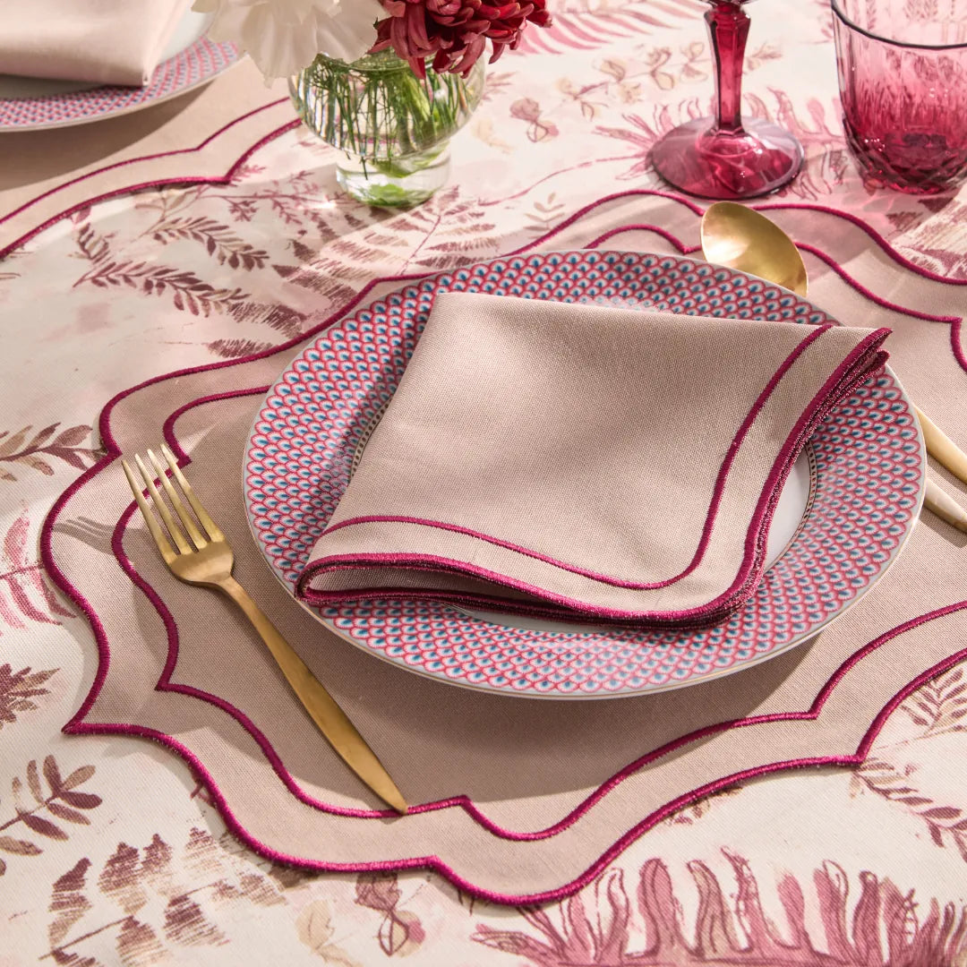 HARMONY PLACEMAT FUCHSIA (SET OF 4)