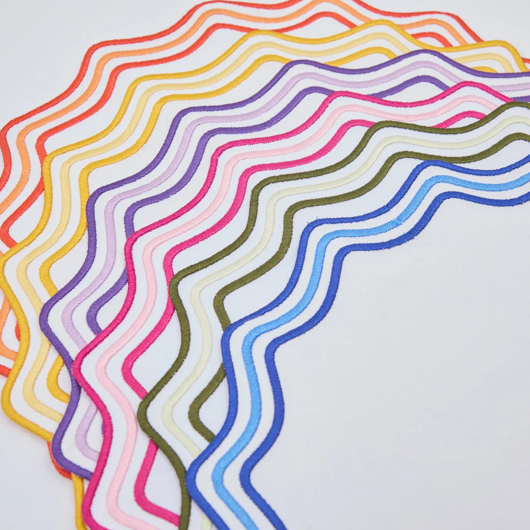 MIXED-COLOR ROMA PLACEMATS (SET OF 6)