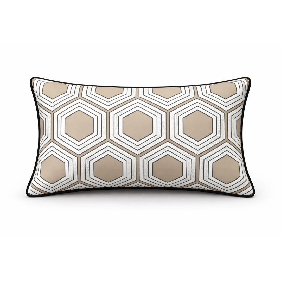 Geometric Pattern Cushion Cover