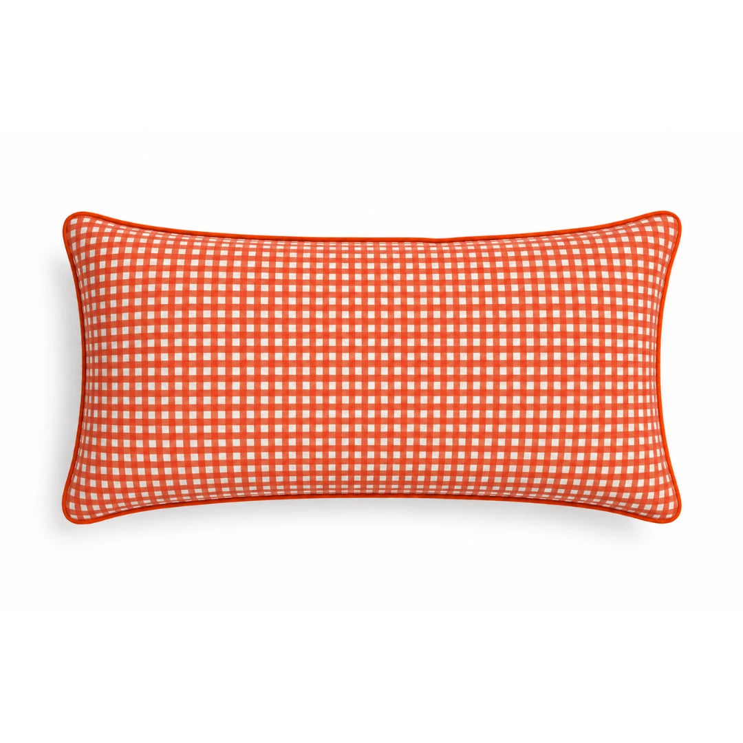 Orange Pitikare Cushion Cover
