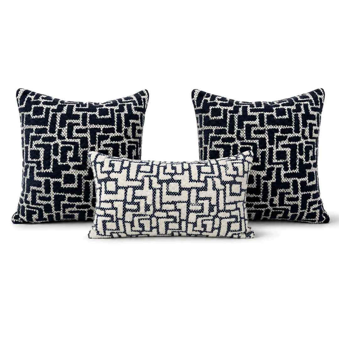 Navy Terra Cushion Cover Set