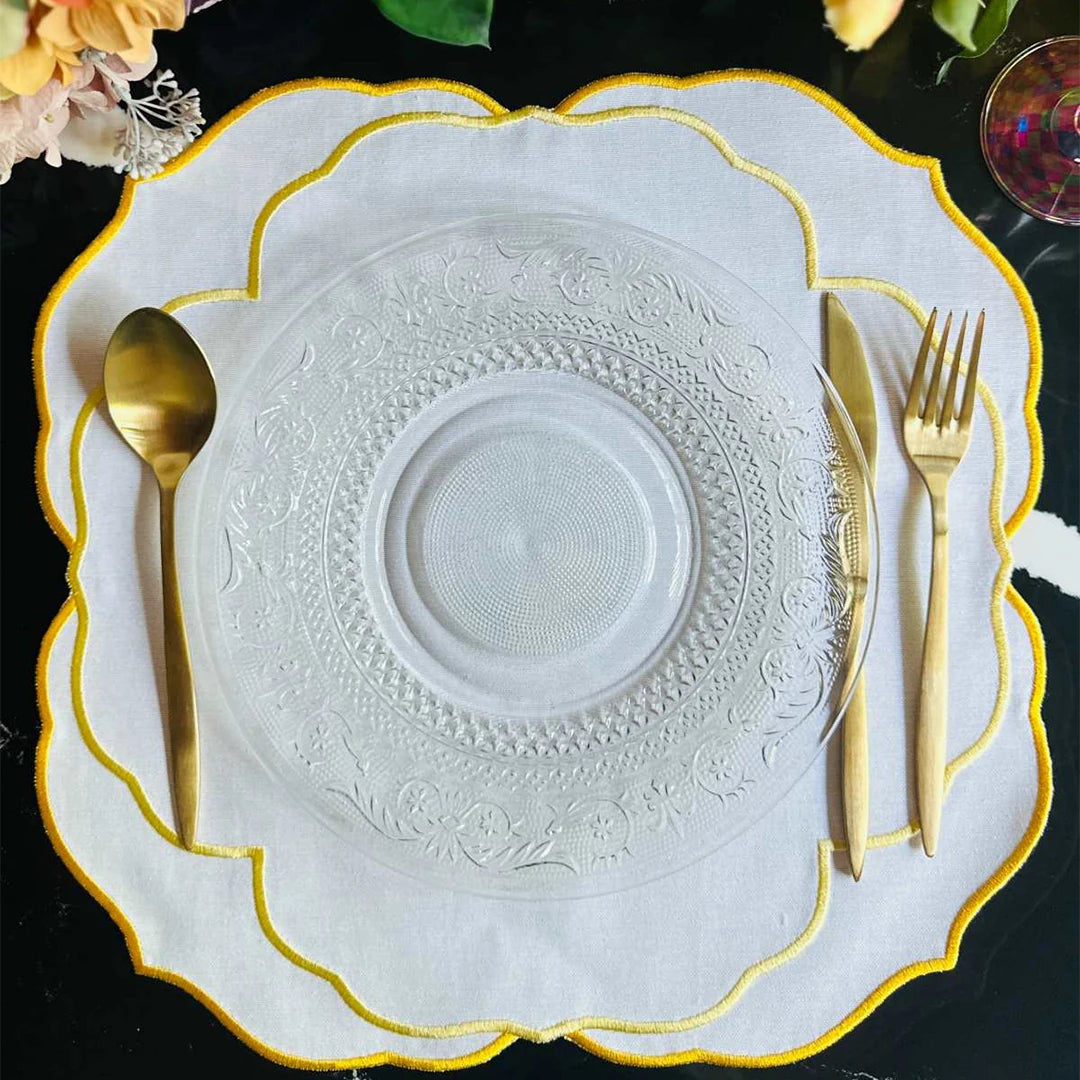 SERENA PLACEMATS YELLOW (SET OF 4)