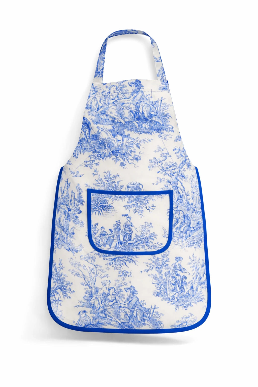 TOILE DE JOUY KITCHEN APRON BLUE