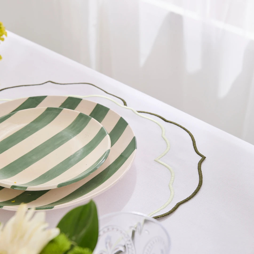 SERENA PLACEMATS GREEN (SET OF 4)