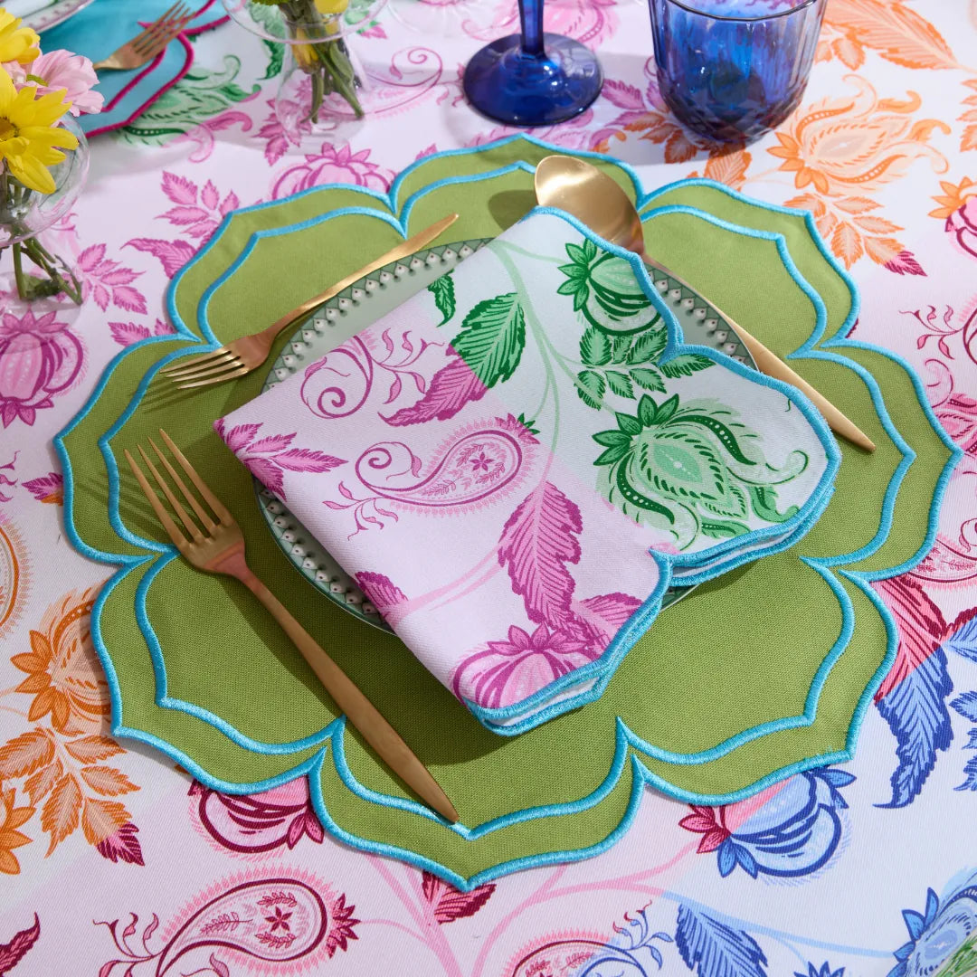 OLEA NAPKINS GREEN (SET OF 4)