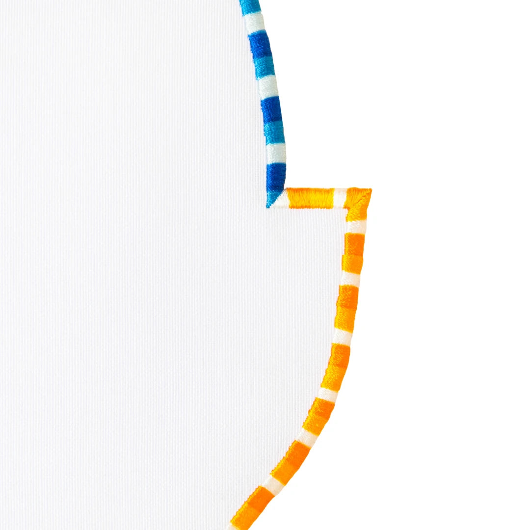 HYBRID PLACEMATS BLUE ORANGE (SET OF 4)