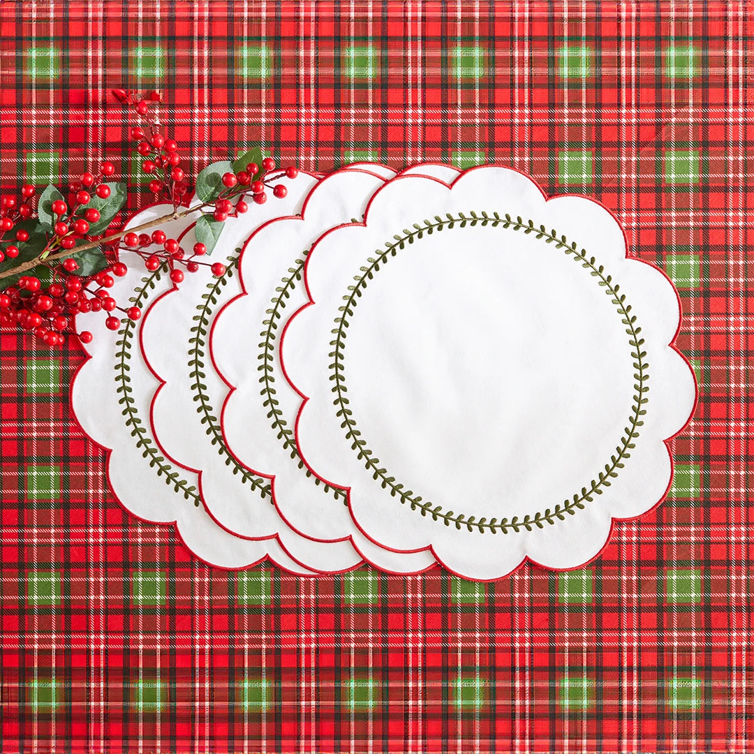 WREATH PLACEMATS (SET OF 4)