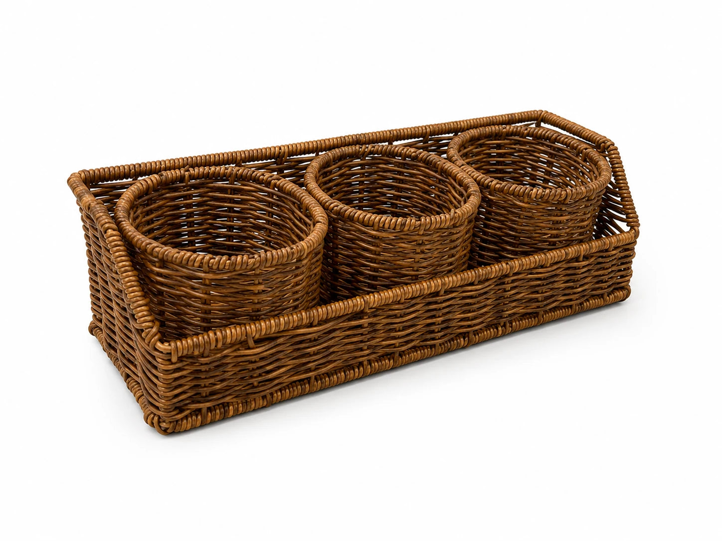 RATTAN CUTLERY ORGANIZER